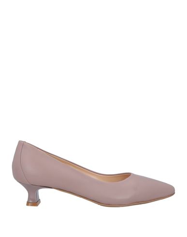 Shop Bruglia Woman Pumps Blush Size 8 Leather In Pink