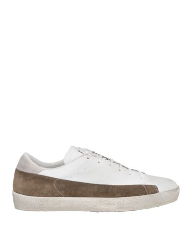 Shop Fabiano Ricci Man Sneakers White Size 6 Leather