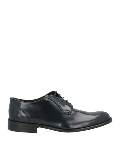 Shop Alessandro Gilles Man Lace-up Shoes Black Size 9 Leather