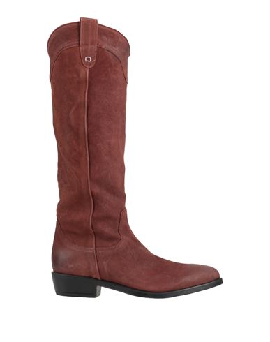 Shop Collection Privèe Collection Privēe? Woman Boot Brick Red Size 8 Leather