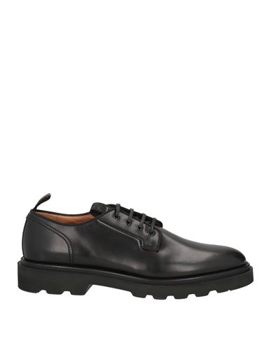 Fabi Man Lace-up Shoes Black Size 9 Leather