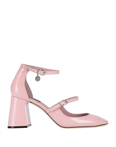 Msgm Woman Pumps Light Pink Size 10 Textile Fibers In Pink