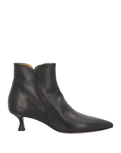 Mara Bini Woman Ankle Boots Black Size 6 Leather