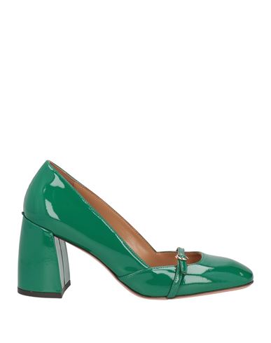 A.bocca A. Bocca Woman Pumps Green Size 11 Leather In Green