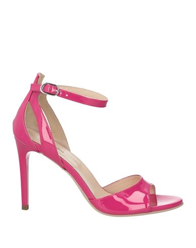 Shop Nero Giardini Woman Sandals Fuchsia Size 7 Leather In Pink