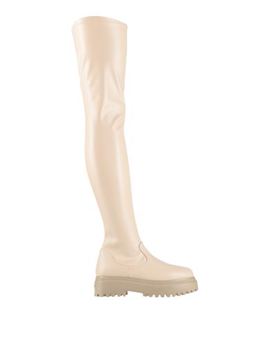 Le Silla Woman Boot Beige Size 9 Synthetisches Material In Sand