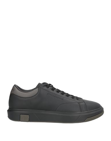 Armani Exchange Man Sneakers Black Size 12 Cow Leather