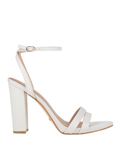 Shop Guess Woman Sandals White Size 9 Leather