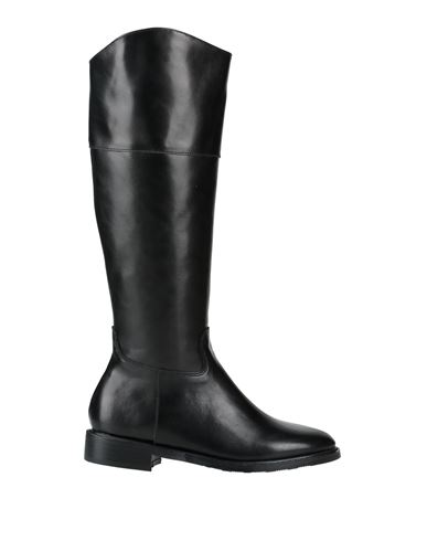 Francesco Milano Woman Boot Black Size 8 Leather