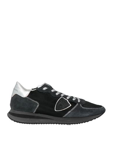 Shop Philippe Model Woman Sneakers Black Size 7 Leather, Textile Fibers
