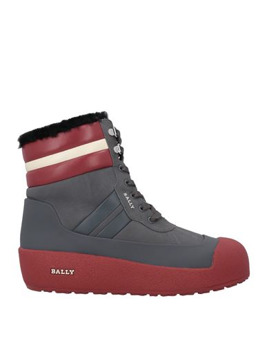 Shop Bally Man Ankle Boots Steel Grey Size 9 Calfskin