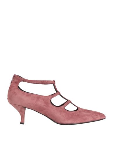 Shop Silvia Rossini Woman Pumps Pastel Pink Size 7 Leather