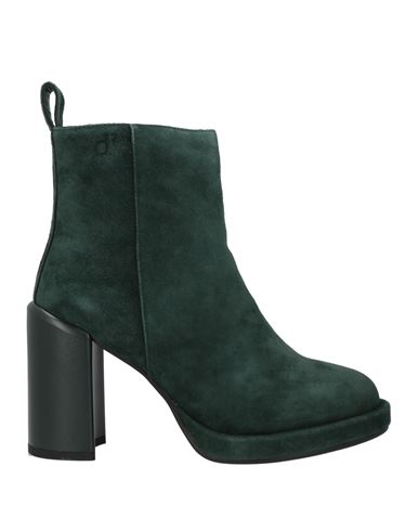 Shop Manufacture D'essai Woman Ankle Boots Dark Green Size 8 Leather