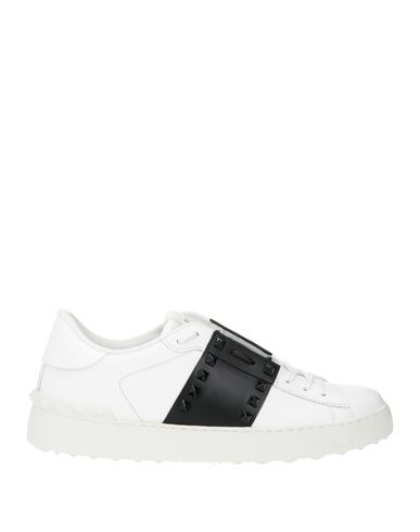 Shop Valentino Garavani Woman Sneakers White Size 11 Leather