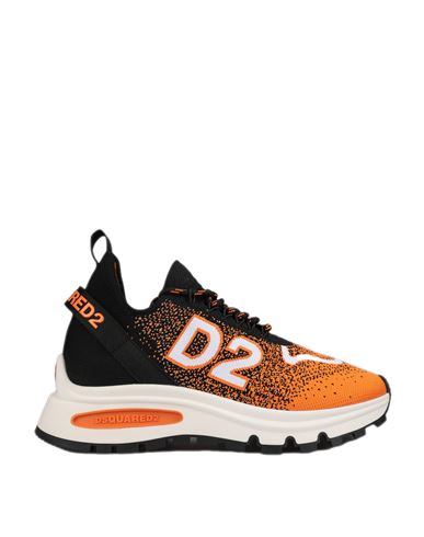 Shop Dsquared2 Orange Sneakers Man Sneakers Orange Size 6 Other Fibres