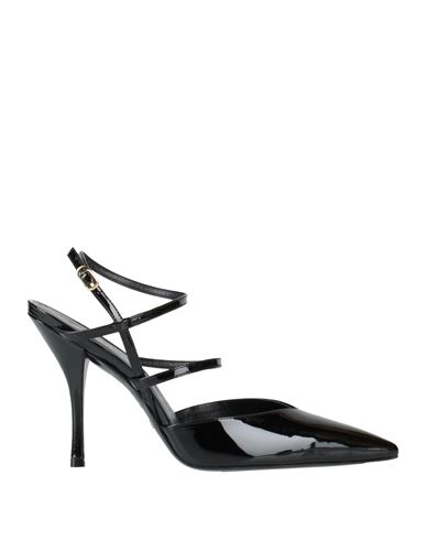 Stuart Weitzman 100mm Strapeze Patent Leather Pumps In Black
