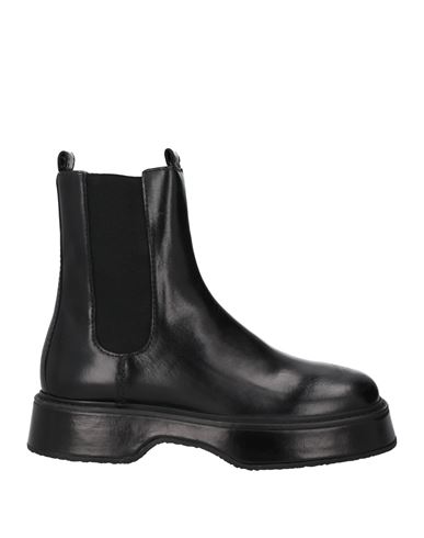 Ami Alexandre Mattiussi Man Ankle Boots Black Size 8 Leather