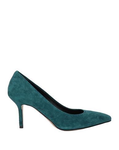 Shop Ninni Woman Pumps Deep Jade Size 8 Leather In Green