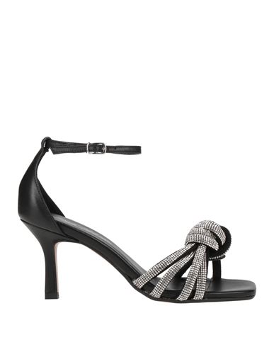 Shop Paolo Mattei Woman Sandals Black Size 8 Leather