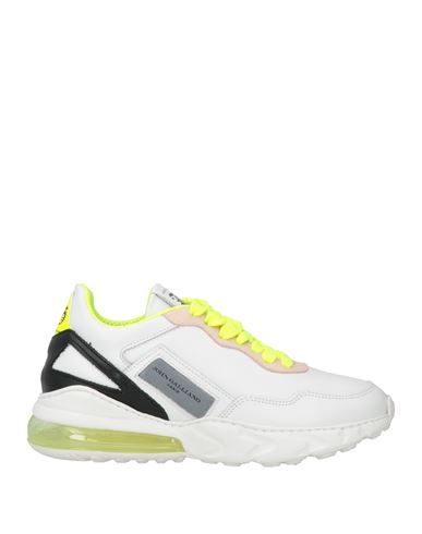 Shop John Galliano Woman Sneakers Off White Size 8 Leather
