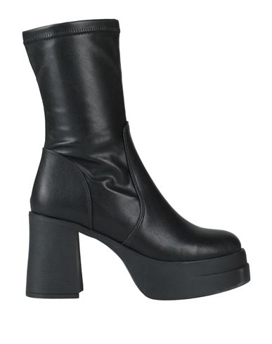 Shop Apepazza Woman Ankle Boots Black Size 5 Textile Fibers