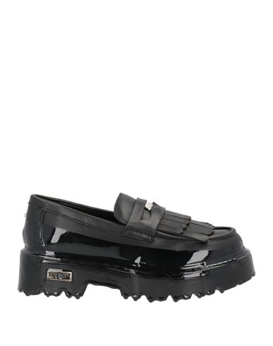 Cult Woman Loafers Black Size 8 Leather In Black