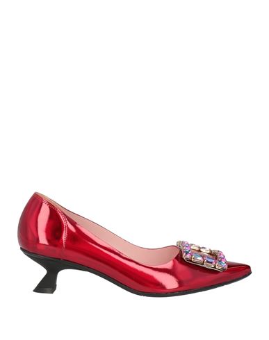 Shop Ras Woman Pumps Red Size 5 Leather