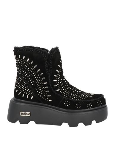 Cult Woman Ankle Boots Black Size 8 Leather In Black