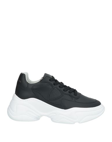 Shop Philippe Model Woman Sneakers Black Size 8 Leather