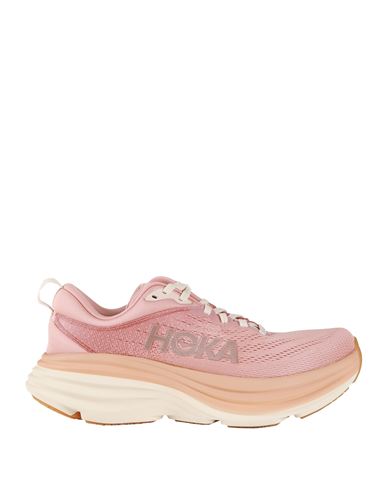 Shop Hoka One One W Bondi 8 Woman Sneakers Pastel Pink Size 8 Textile Fibers