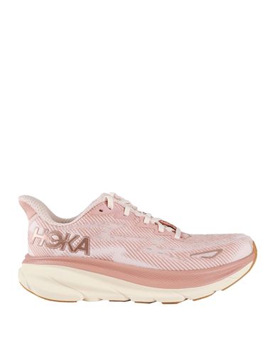 Shop Hoka One One W Clifton 9 Woman Sneakers Pastel Pink Size 8 Textile Fibers
