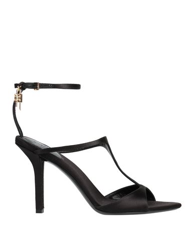 Shop Givenchy Woman Sandals Black Size 6.5 Viscose, Silk