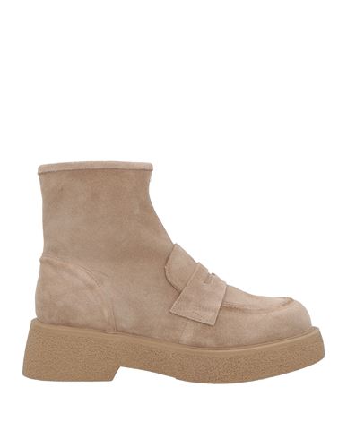 Shop Loriblu Woman Ankle Boots Beige Size 8 Leather