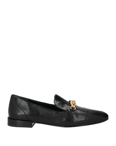 Shop Tory Burch Woman Loafers Black Size 7 Goat Skin