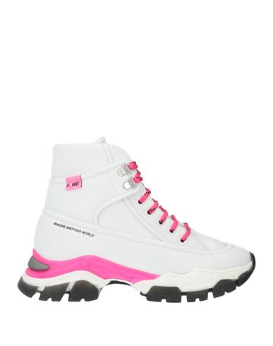 F Wd F_wd Woman Sneakers White Size 5 Textile Fibers In White