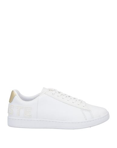 Shop Lacoste Woman Sneakers White Size 6 Leather