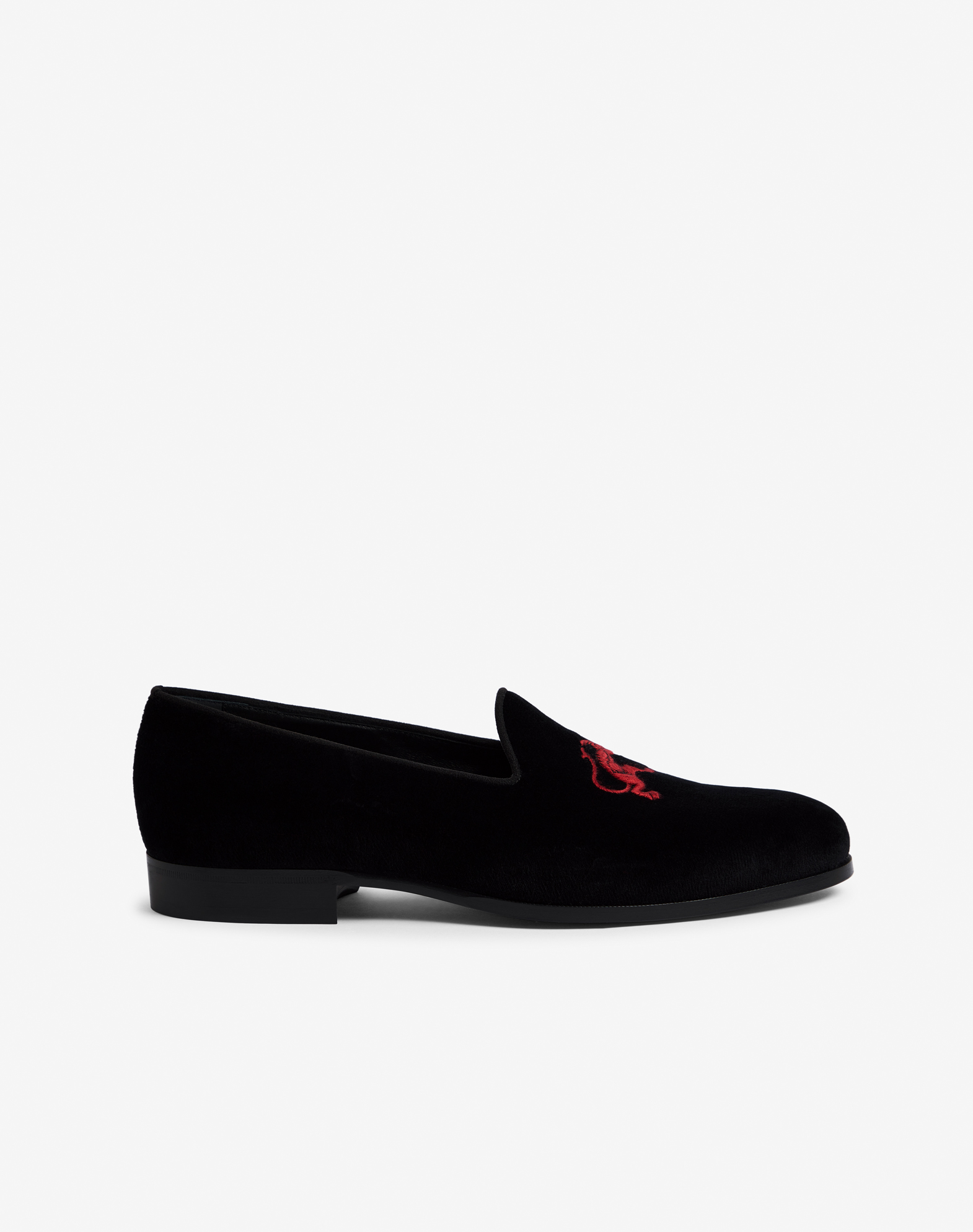 Dunhill Tweenie Evening Slippers In Black