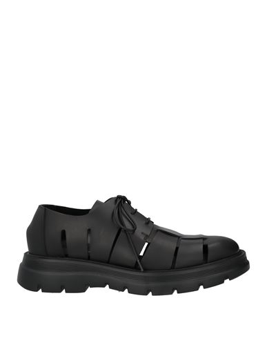 Shop Mich Simon Man Lace-up Shoes Black Size 9 Calfskin