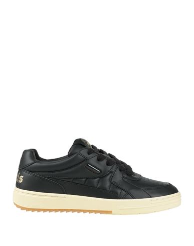 Palm Angels Man Sneakers Black Size 8 Leather In Black