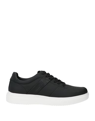 Shop Alberto Guardiani Man Sneakers Black Size 9 Leather