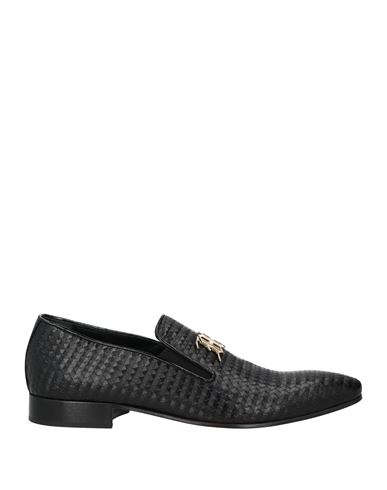 Shop Mich Simon Man Loafers Black Size 9 Leather