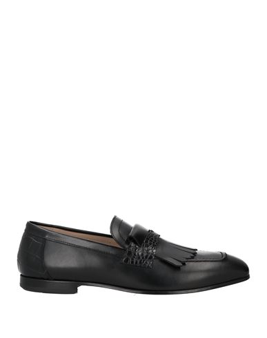Shop Mich Simon Man Loafers Black Size 9 Calfskin
