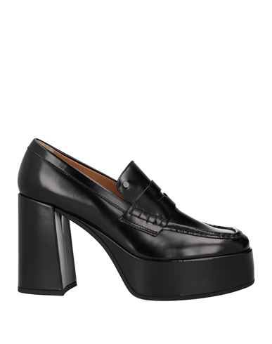 Shop Loriblu Woman Loafers Black Size 8 Leather