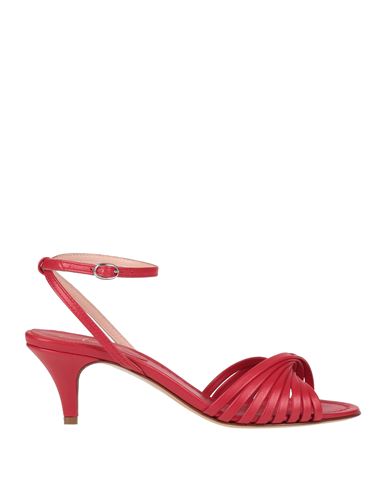 Shop Adelia Woman Sandals Red Size 8 Leather