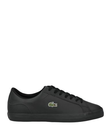 Shop Lacoste Man Sneakers Black Size 9 Leather