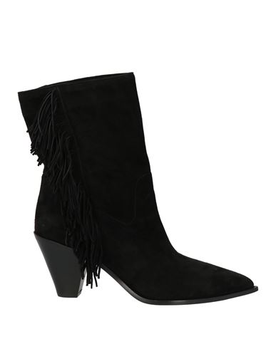 Shop Aquazzura Woman Ankle Boots Black Size 7.5 Leather