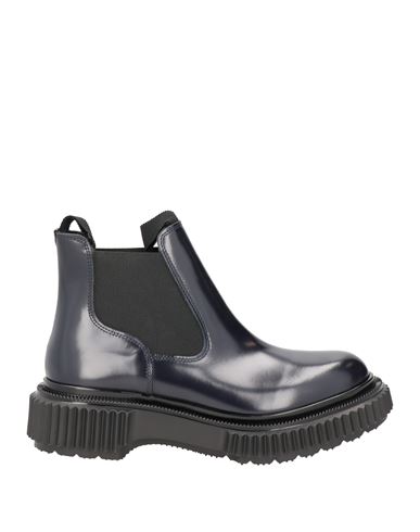 Shop Adieu Woman Ankle Boots Navy Blue Size 8 Leather