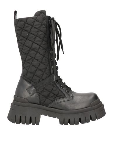 Shop Mich Simon Woman Ankle Boots Black Size 7 Textile Fibers, Leather