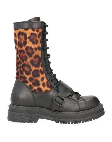 Shop Mich Simon Woman Ankle Boots Black Size 8 Leather