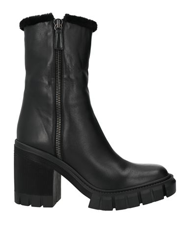 Shop Loriblu Woman Ankle Boots Black Size 11 Leather